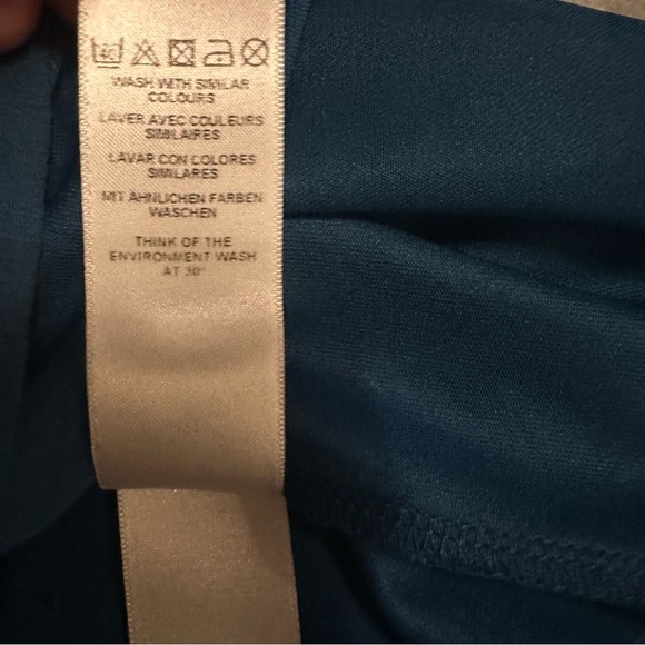 ASOS teal short romper sheer under layer size 4 - Picture 9 of 9